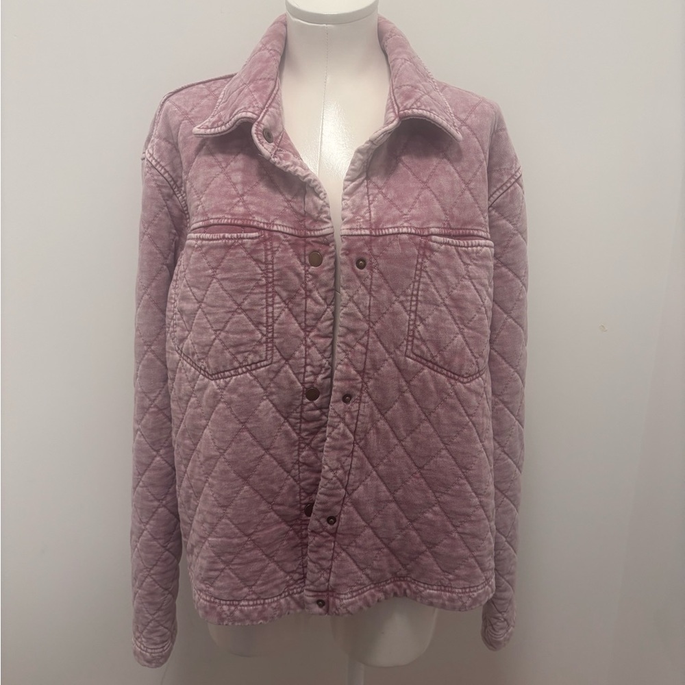 Jane And Delancy Quilted Pink Jacket - - Picture 6 of 7